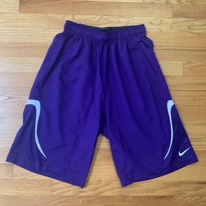 Nike dri-fit athletic shorts - purple